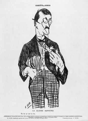 Caricature, extrait de "L'Assiette au Beurre".