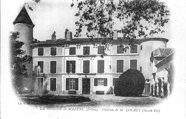 Le château d'Émile Loubet, président de la République de 1899 à 1906.