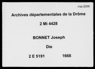 7 mars-31 décembre 1668