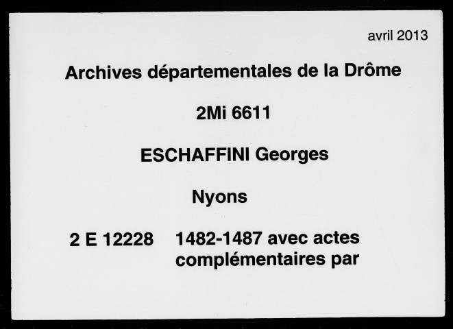 26 juillet 1482-16 juillet 1487