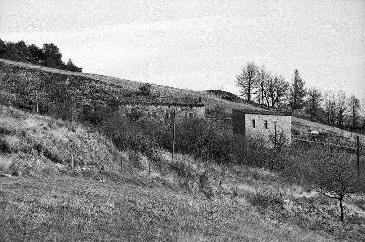 Ponet-et-Saint-Auban.- Vue générale de la ferme d'élevage Han Schook.