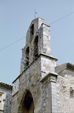 Rousset-les-Vignes.- Le clocher de l'église.