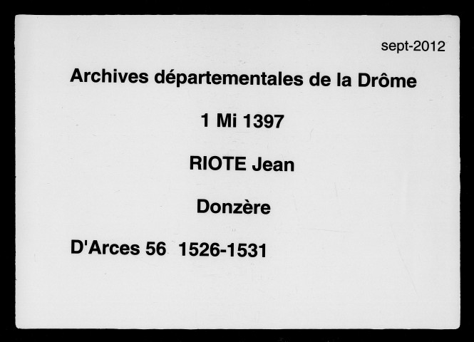 Notes brèves (4 septembre 1526, 27 décembre 1527, 30 octobre 1528, 11 mars 1528-2 juin 1529).