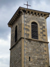 Romans-sur-Isère.- Le clocher de l'église Saint-Nicolas.
