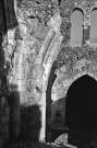 La Bâtie-Rolland.- Détail d'un pilier nervuré de la nef de la chapelle Saint-Roch.