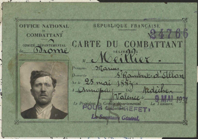 Meillier, Marius Jean