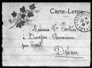 Lettres d'Augustin à sa mère et à son frère Louis.