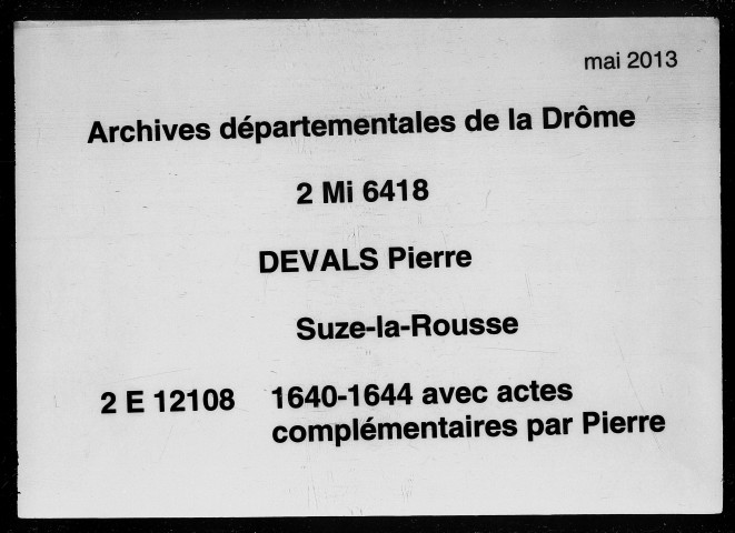 26 février 1640-11 mars 1644