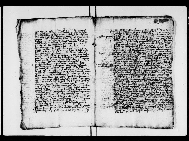 Notes étendues (1 février 1449, 17 septembre 1453-11 juillet 1455).