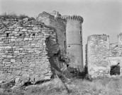 La Baume-de-Transit. - Le vieux village et la tour ronde de la fin du moyen âge.