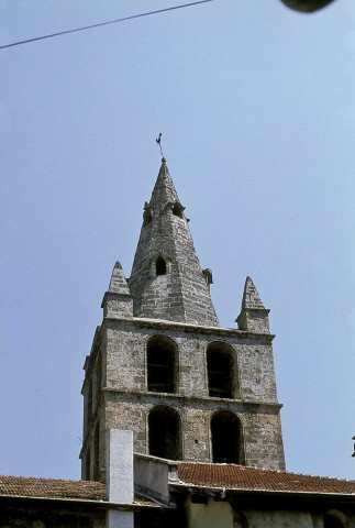 Saint-Jean-en-Royans.- Le clocher de l'église.