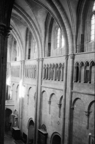 Romans-sur-Isère.- Mur nord de la nef de la collégiale Saint-Barnard.