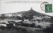 Vue générale du village et de la tour.