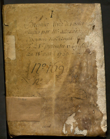 28 septembre 1749-18 avril 1750