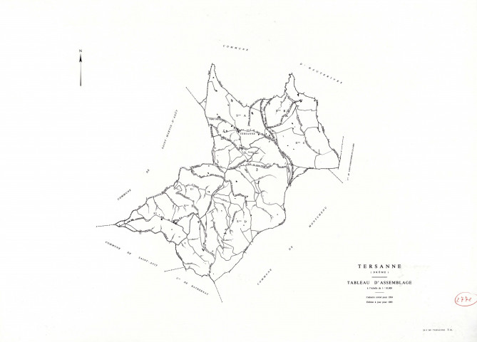 Tableau d'assemblage. 1983.