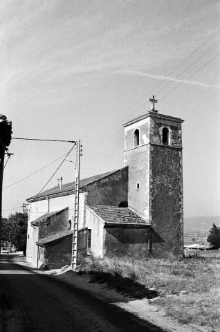 Roynac. - Le chevet et le clocher de l'église Saint-Lambert.