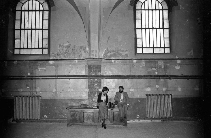 Romans-sur-Isère. - Le musée de la Chaussure, l'ancien chœur des religieuses du couvent des Ursulines, avant travaux.