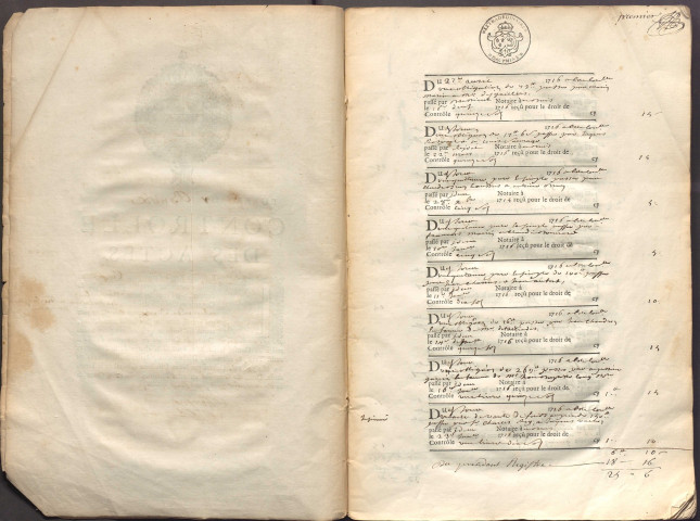 27 avril 1716-5 août 1718