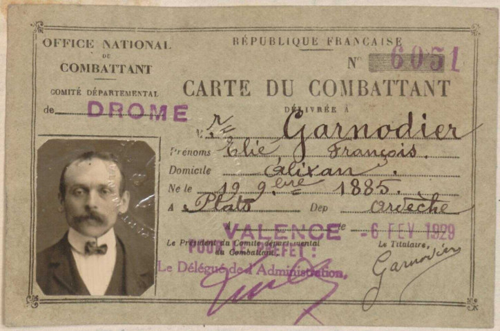 Garnodier, Élie François