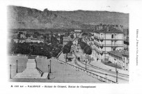 L'esplanade du Champ de Mars et l'avenue Gambetta.