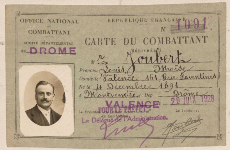 Joubert, Louis Moïse