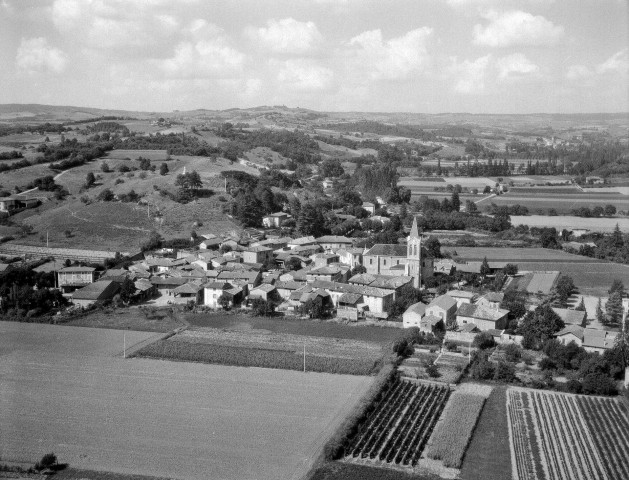 Châtillon-Saint-Jean. - Vue aérienne du village