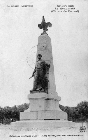 Crest.- Monument en souvenir des combattants du coup d'état du 2 décembre 1851.