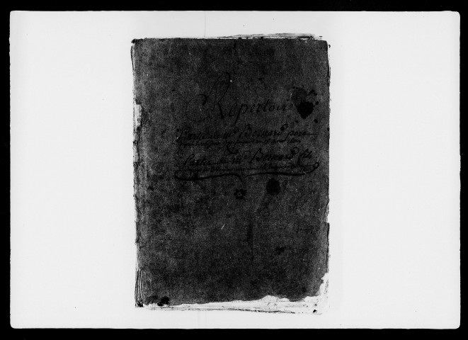 Répertoire général (21 avril 1791-9 décembre 1810).