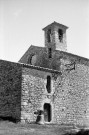 Lemps.- La façade sud de l'église Saint-Pierre.