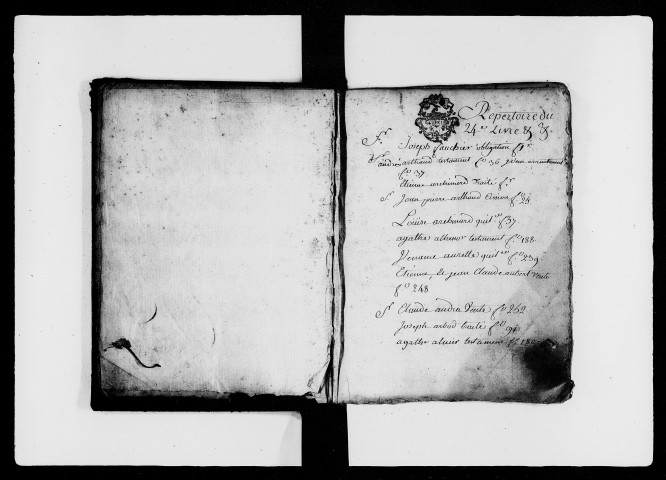 15 octobre 1770-29 mai 1771