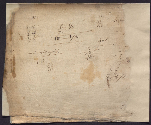 5 septembre 1721-4 août 1722