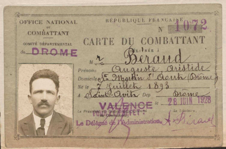 Beraud, Auguste Aristide