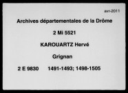 5 octobre 1491-28 juin 1505