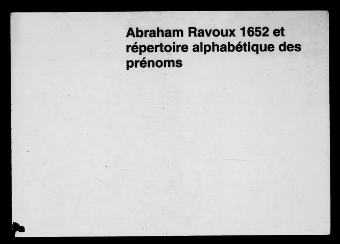 7 novembre 1626-31 décembre 1627