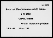 Répertoire général (21 mars 1714-24 septembre 1747).