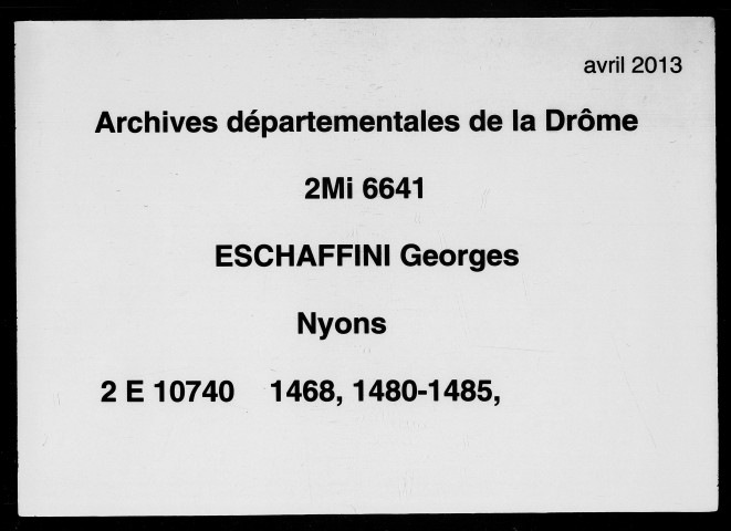 16 février 1468-24 juin 1485