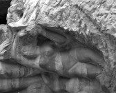 Valence.- Le Rhône du sculpteur valentinois Gaston Dintrat (1889-1964), sur le mur extérieur de la Préfecture.