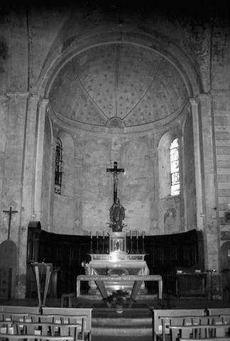 Saillans.- Le chœur de l'église Saint-Géraud.