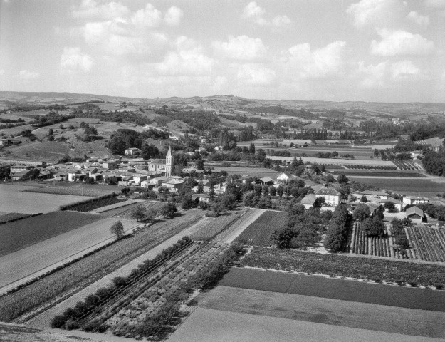 Châtillon-Saint-Jean. - Vue aérienne du village