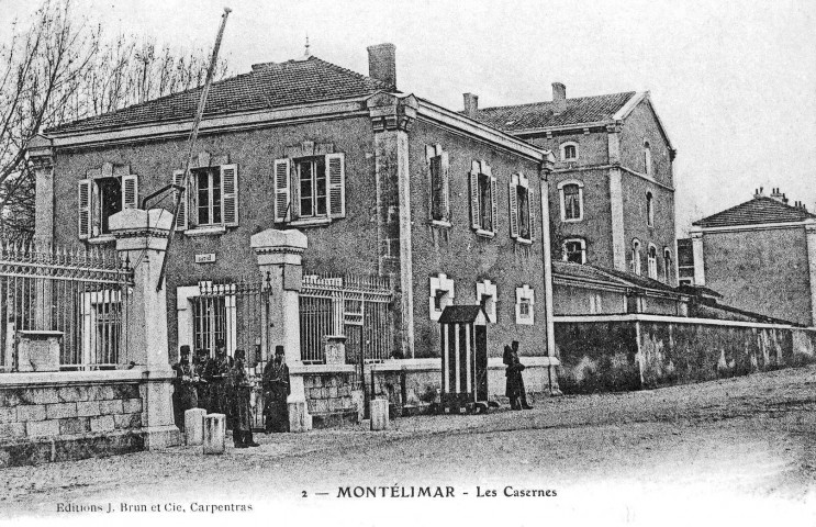 Le bâtiment D de la caserne Saint-Martin.