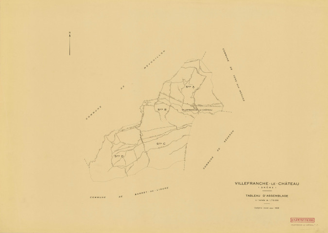 Tableau d'assemblage. 1959.