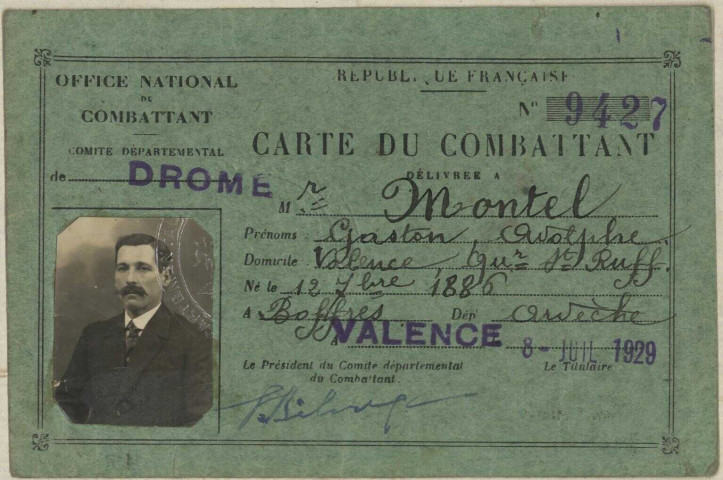 Montel, Gaston Adolphe