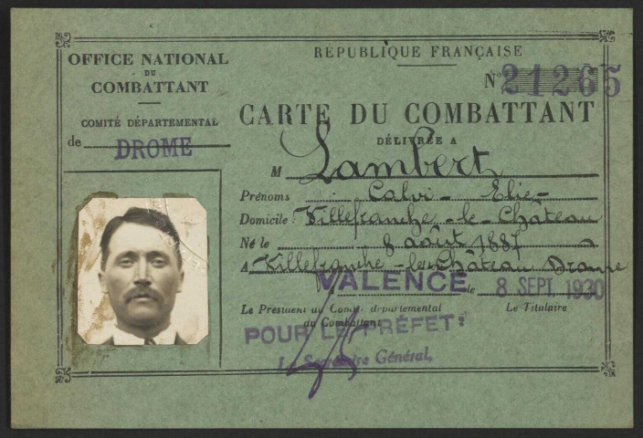 Lambert, Calvi Élie