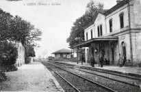 Loriol-sur-Drôme.- La gare.