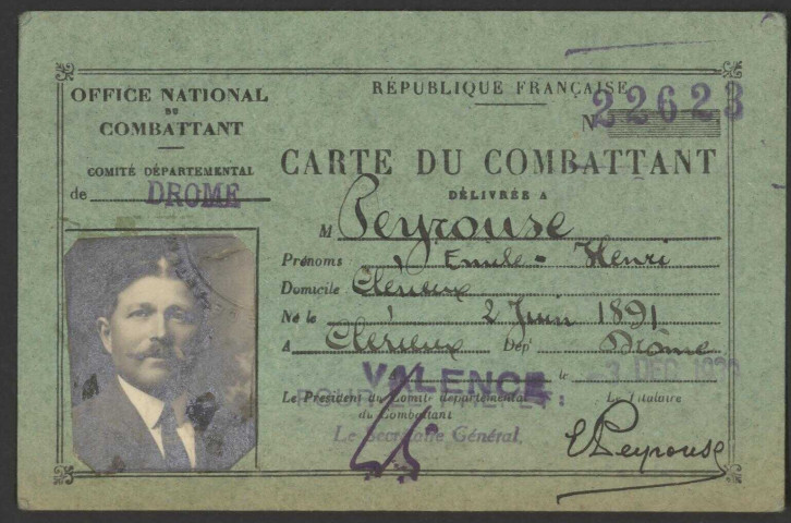 Peyrouse, Émile Henri