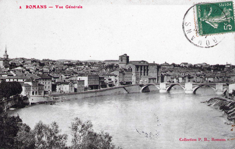 Le Pont Vieux et vue générale de la ville.