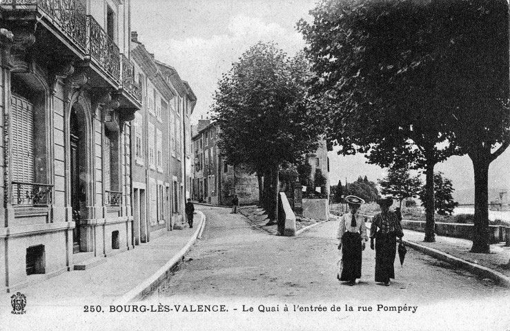 Quai Thannaron et rue Pompéry.