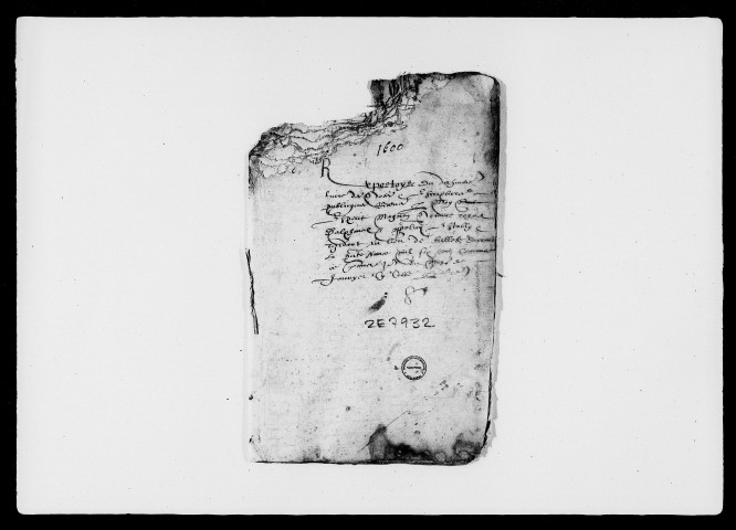 1er janvier 1600-5 septembre 1628