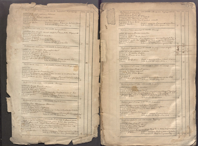 8 juillet 1720-29 septembre1725