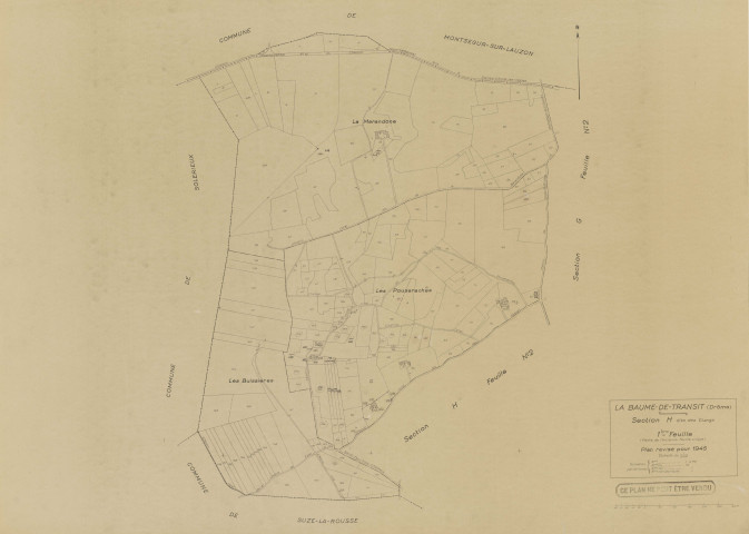 H1, Les Étangs. 1945.